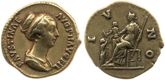 obverse of Antoninus Pius RIC III 504