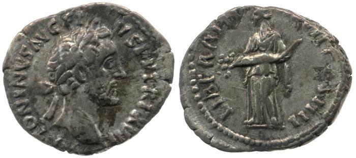 obverse of Antoninus Pius RIC III 234