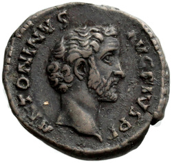 obverse of Antoninus Pius RIC III 50A