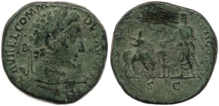 obverse of Marcus Aurelius RIC III 1594