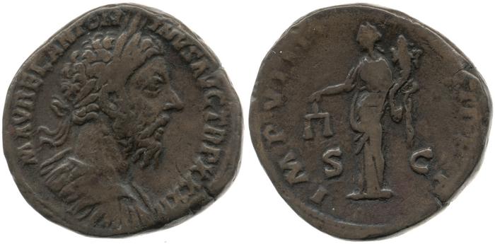 reverse of Marcus Aurelius RIC III 1231