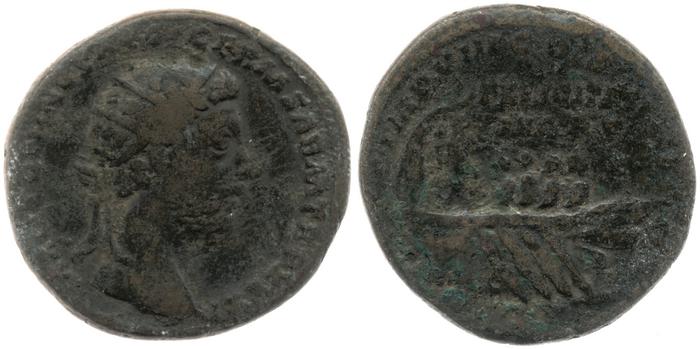 obverse of Marcus Aurelius RIC III 1199