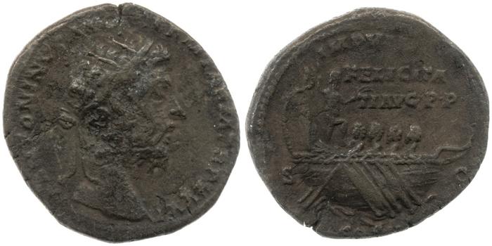 reverse of Marcus Aurelius RIC III 1199
