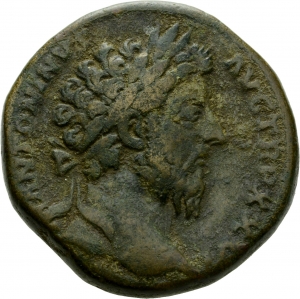 obverse of Marcus Aurelius RIC III 1042