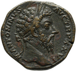 obverse of Marcus Aurelius RIC III 1036