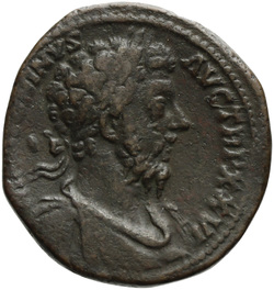 obverse of Marcus Aurelius RIC III 1024