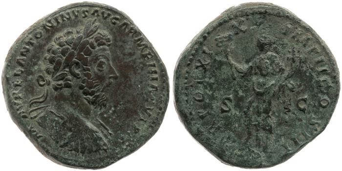 reverse of Marcus Aurelius RIC III 902