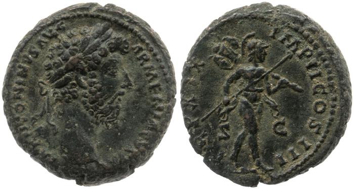 obverse of Marcus Aurelius RIC III 897