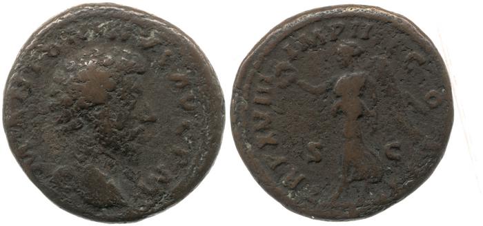 obverse of Marcus Aurelius RIC III 882