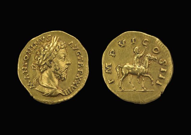 obverse of Marcus Aurelius RIC III 295