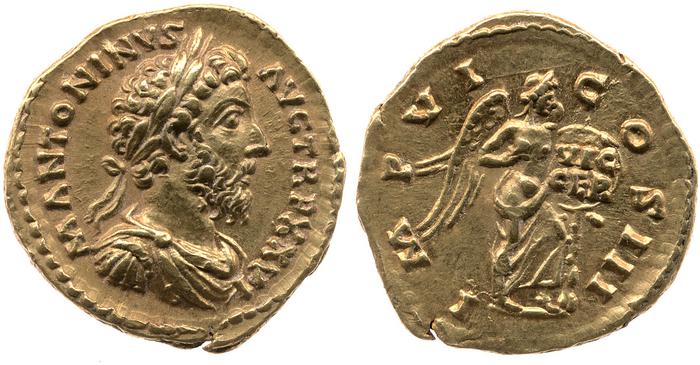 reverse of Marcus Aurelius RIC III 256