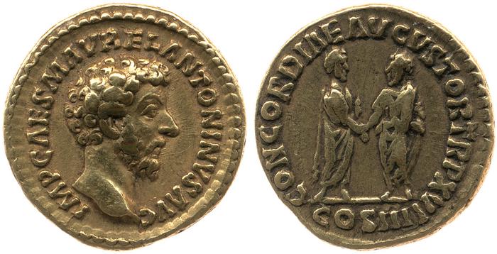 obverse of Marcus Aurelius RIC III 41