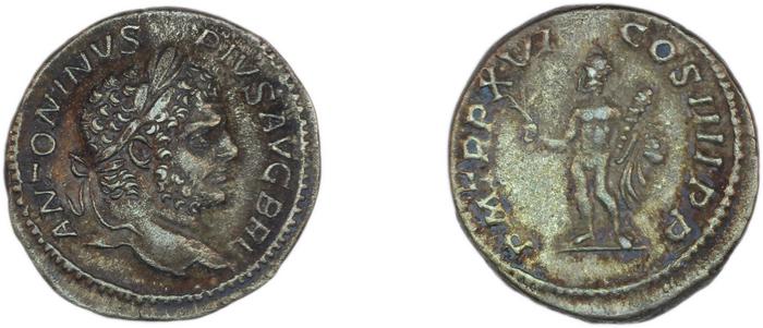 obverse of Caracalla RIC IV 206A