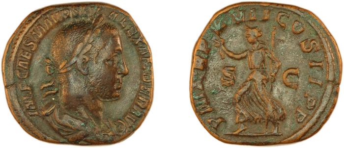 obverse of Severus Alexander RIC IV 479