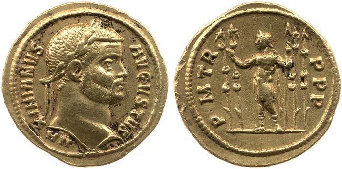 obverse of Diocletian RIC V 614