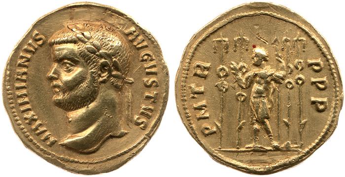 reverse of Diocletian RIC V 614