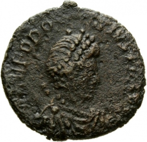 obverse of Theodosius I RIC IX 26B