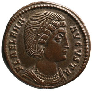obverse of Constantine I RIC VII 299