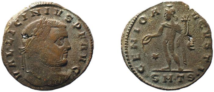 obverse of Galerius RIC VI 40B