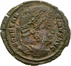 obverse of Constantine I RIC VII 439