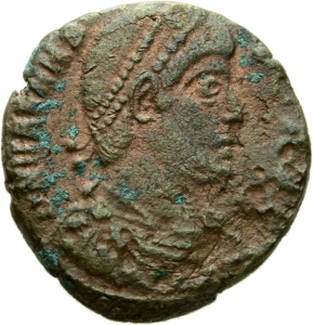 obverse of Valens RIC IX 21C.2