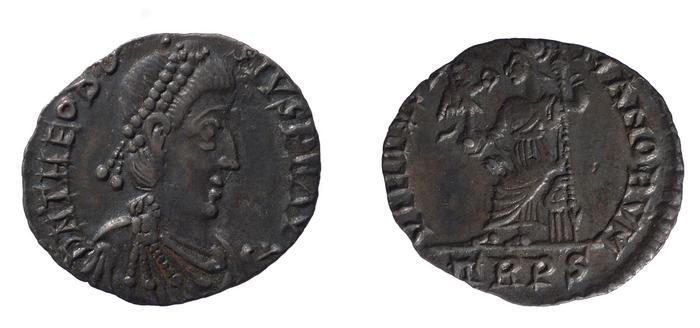 obverse of Theodosius I RIC IX 106A