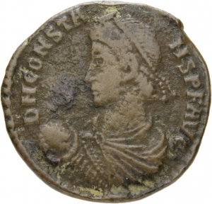 obverse of Constans RIC VIII 106