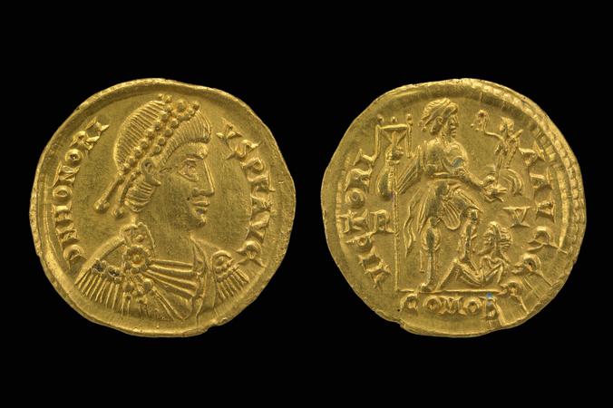 reverse of Honorius RIC X 1321