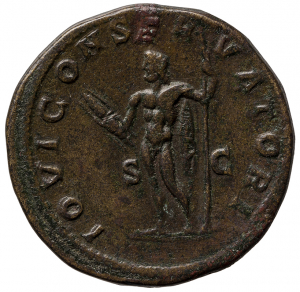 reverse of Macrinus RIC IV 185B