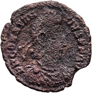 obverse of Constantius II RIC VIII 390