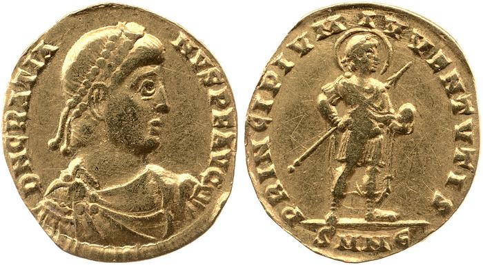 obverse of Valens RIC IX 14