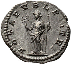 reverse of Macrinus RIC IV 6A