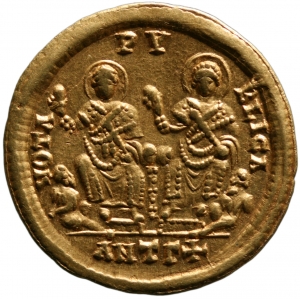 reverse of Valens RIC IX 23A