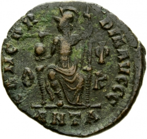 reverse of Theodosius I RIC IX 46A.2