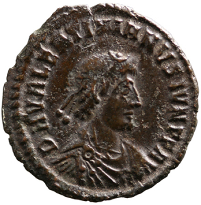 obverse of Valentinian II RIC IX 27C