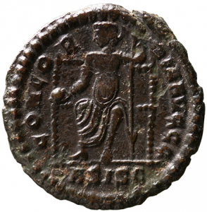 reverse of Valentinian II RIC IX 27C