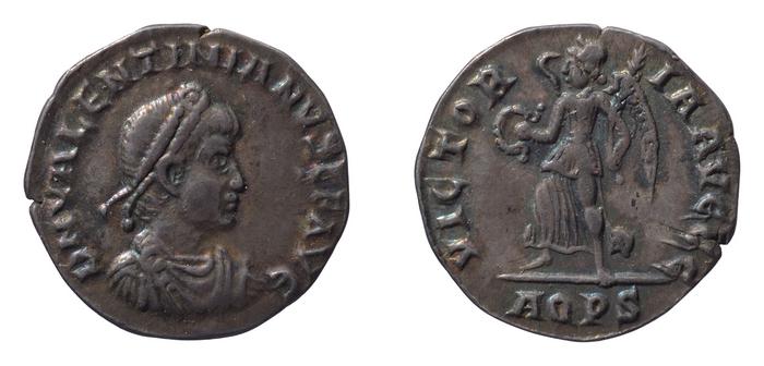obverse of Valentinian II RIC IX 27B