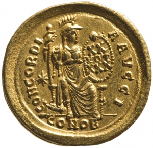 reverse of Theodosius II RIC X 203