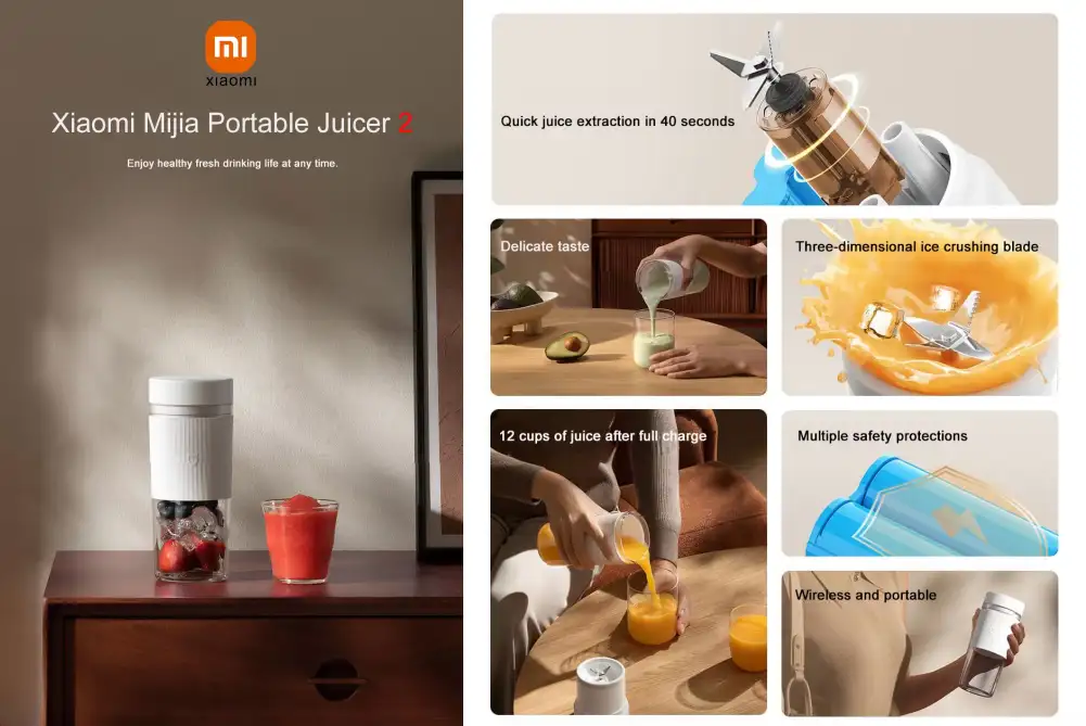 MEMO Xiaomi Mijia Portable Mini Juice Blender 2 MEMO Xiaomi Mijia Portable Mini Juice Blender 2
