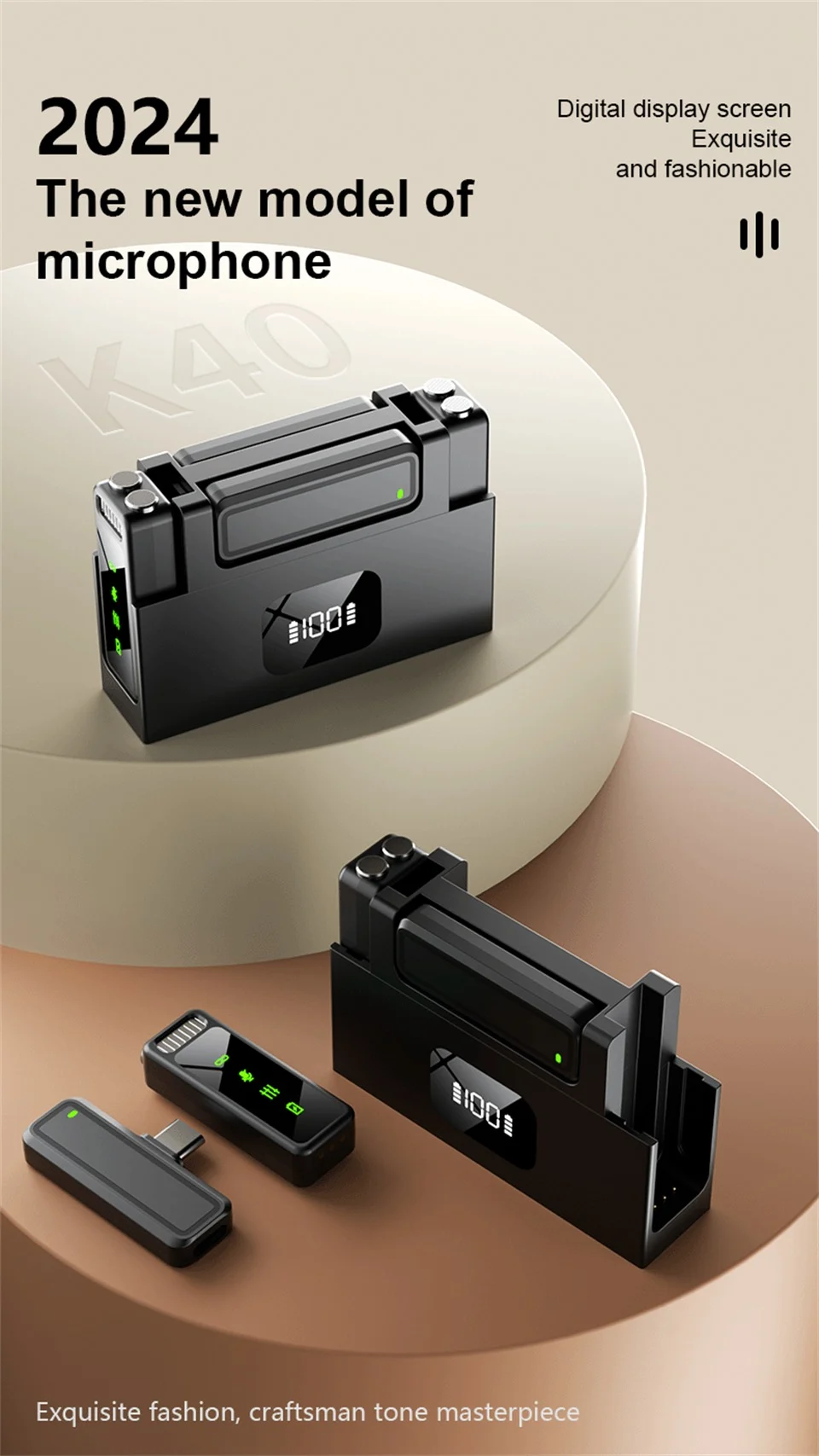 MILAKE Wireless Microphone K40 MILAKE Wireless Microphone K40