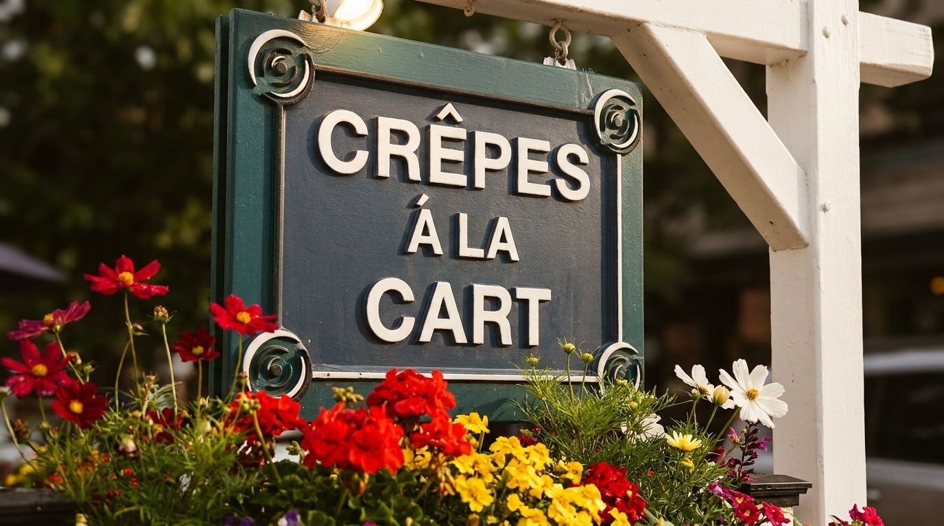 The Crepe Cart on Main Street