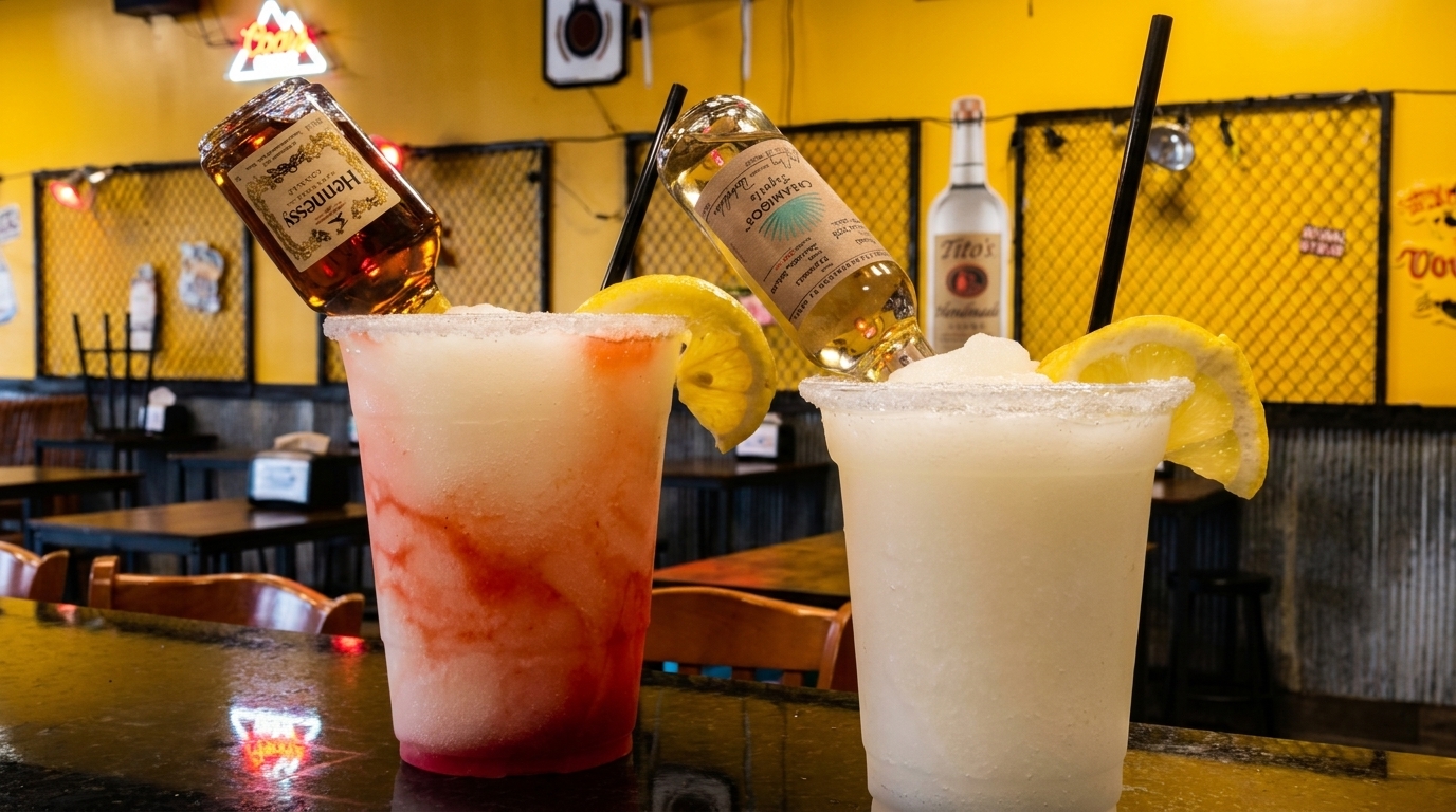 Henny & Casamigos frozen lemonades
