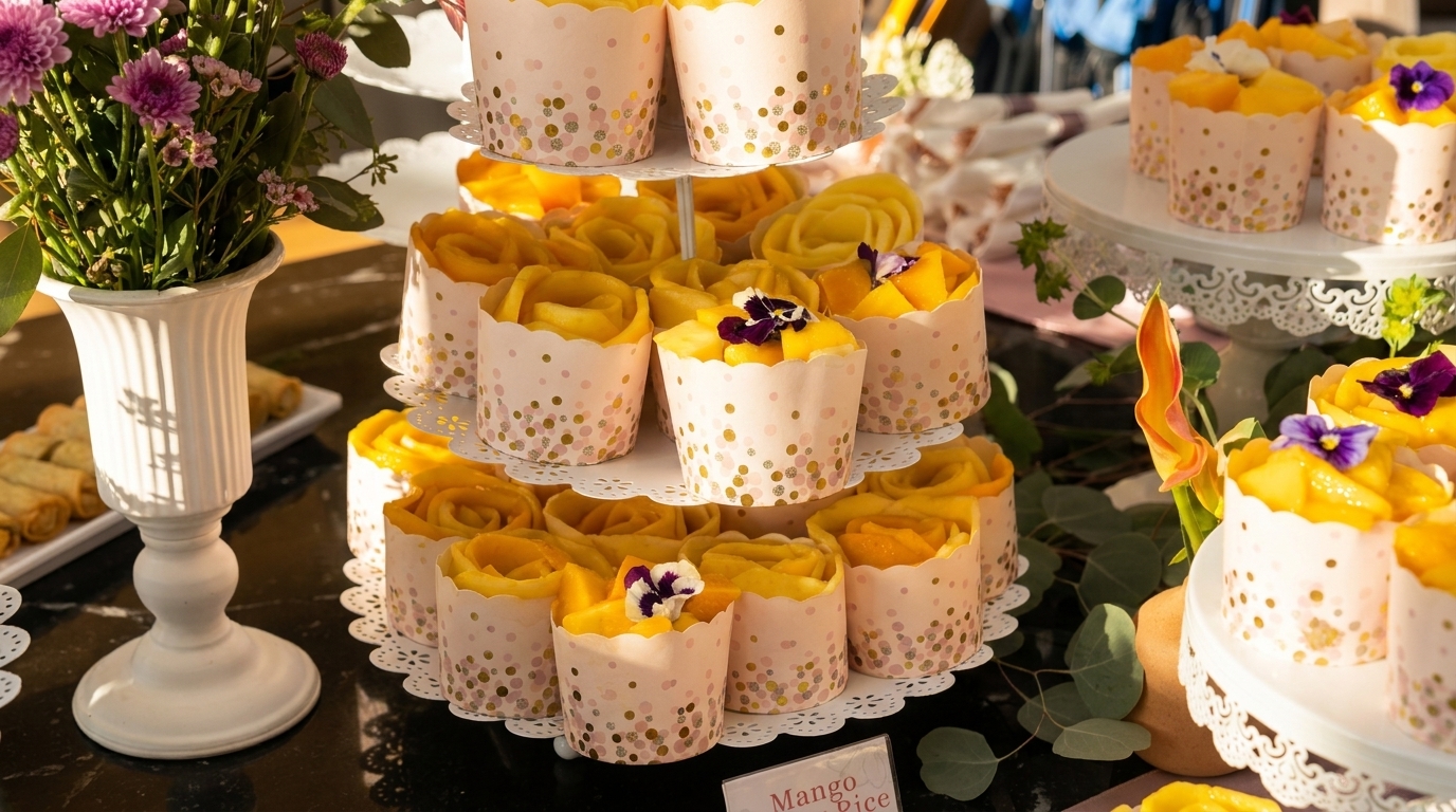 Mango Sticky Rice Dessert Station