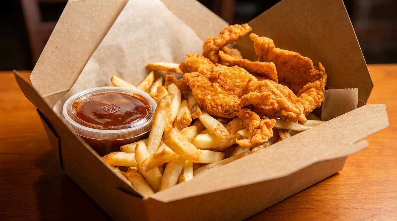 Chicken Baskets and Fries