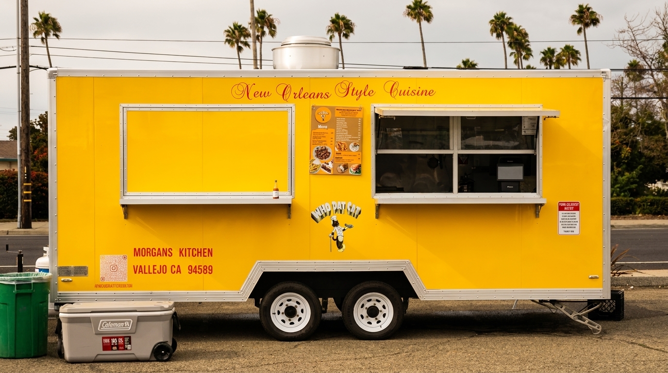 The Yellow Truck on San Pablo