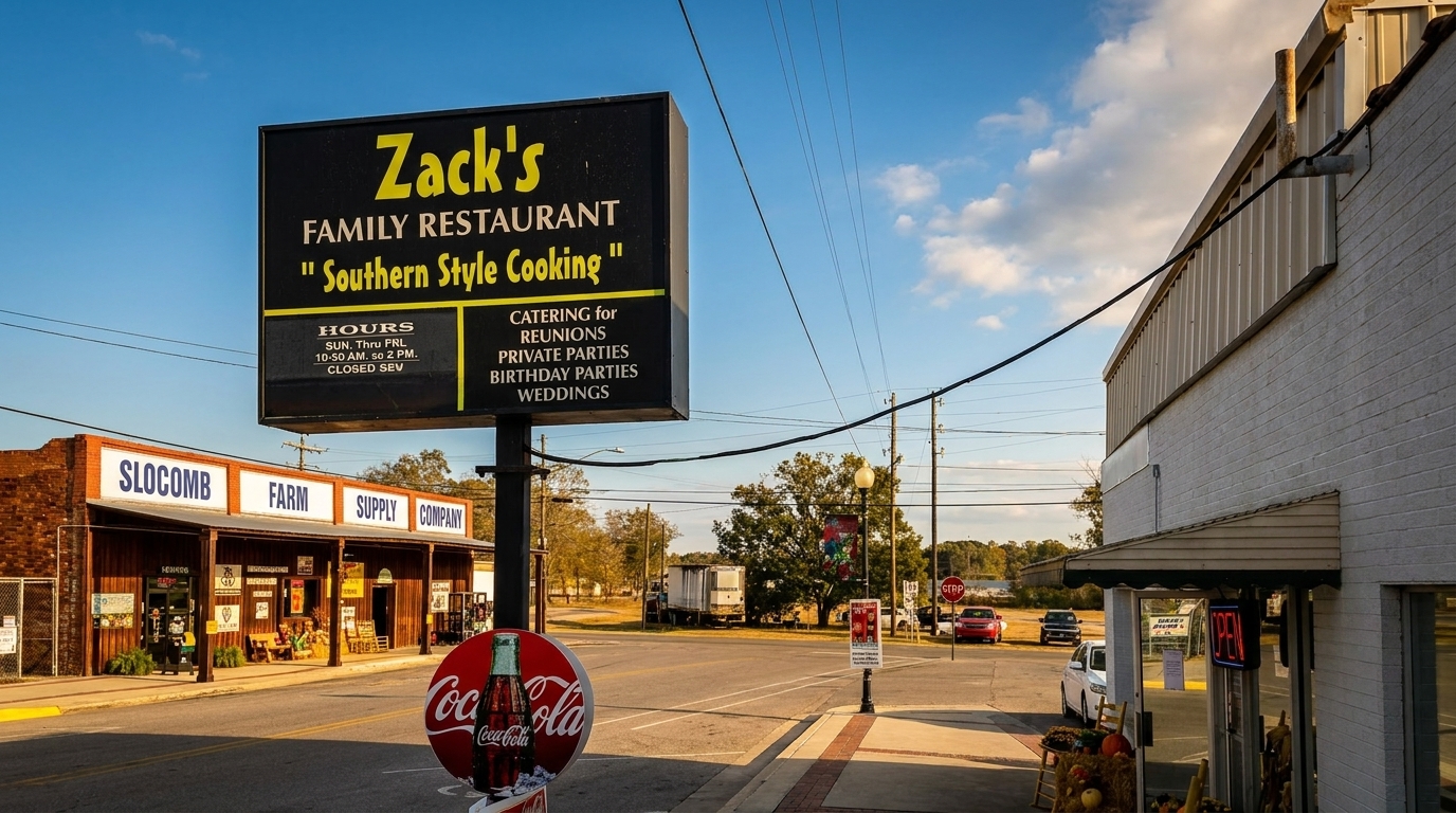Started in Slocomb, Alabama