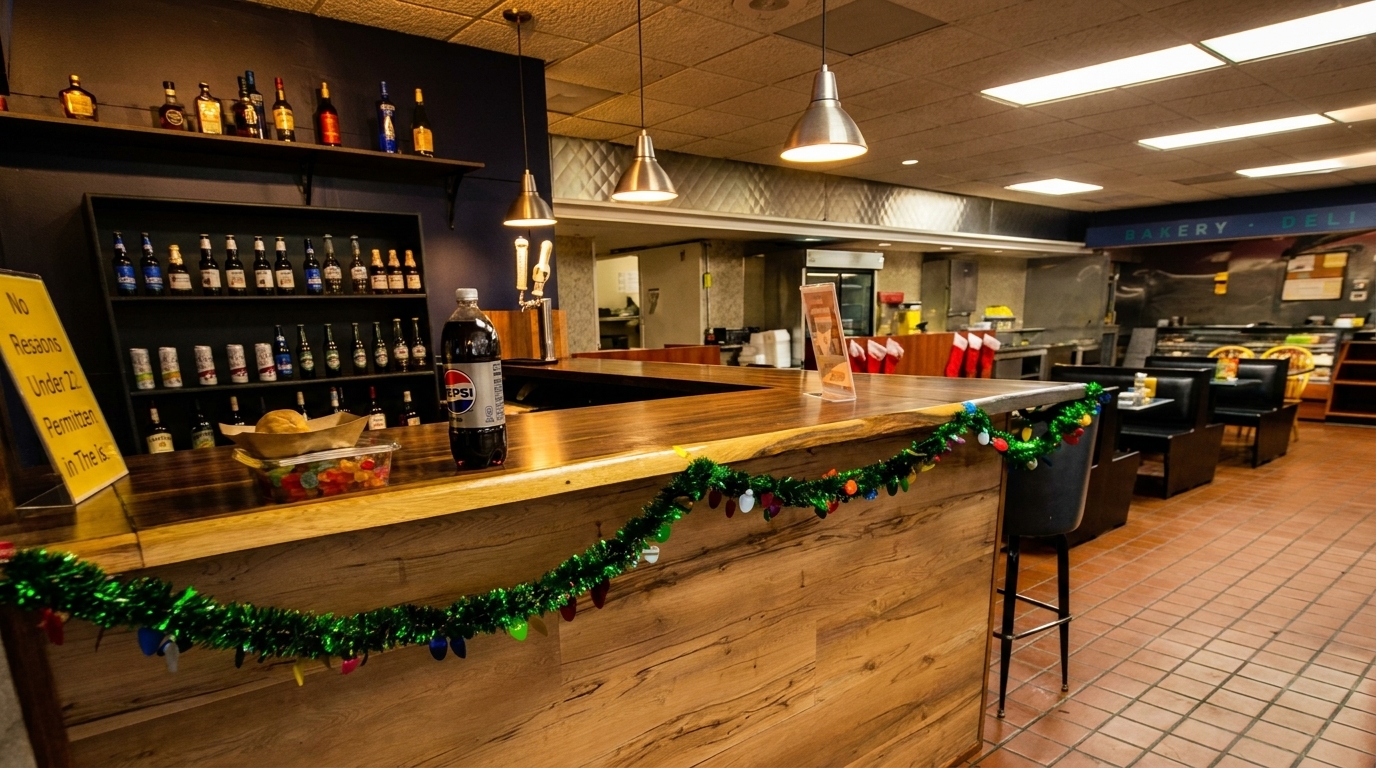 Cold Drinks at the Bar