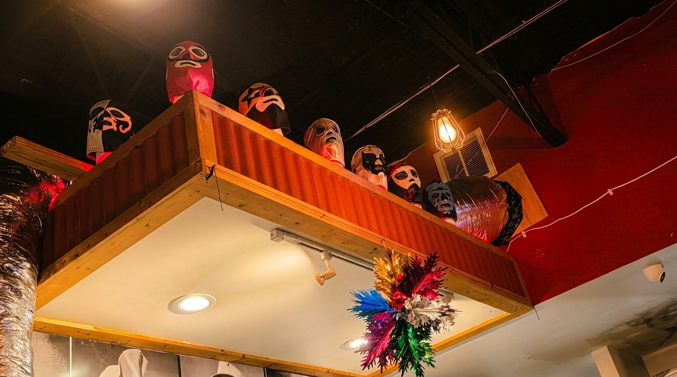 Lucha Libre on the Ceiling