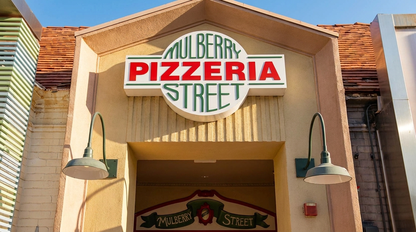 World-Famous Pizza. Beverly Hills Address.