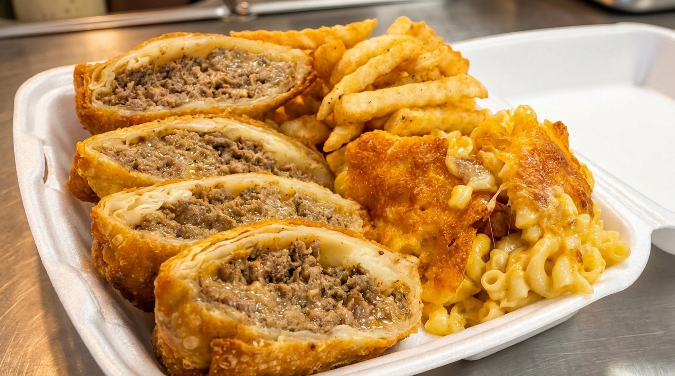 The Cheesesteak Egg Rolls